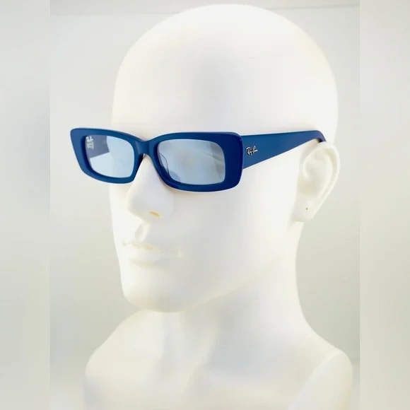 Ray-Ban Sunglasses RB4425 Teru Bio Based Polished Electric Blue Light blue Lens - Picture 1 of 14